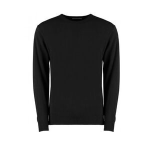 Regular fit Arundel crew neck sweater / Black